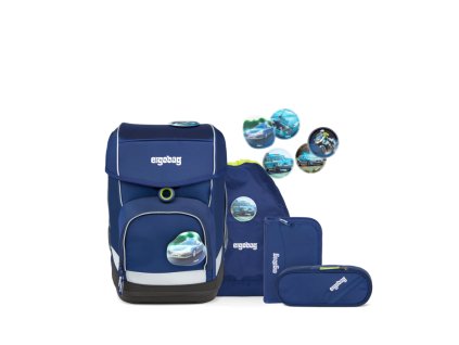 ERGOBAG skolska taska cubo set inspectbear
