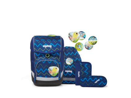 ERGOBAG skolska taska cubo set soccerfanbear