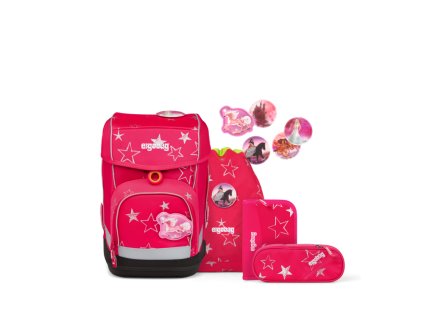 ERGOBAG skolska taska cubo set cinbearella