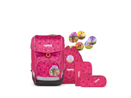 ERGOBAG skolska taska cubo set horseshoebear