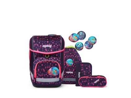 ERGOBAG skolska taska cubo set bermudasquare