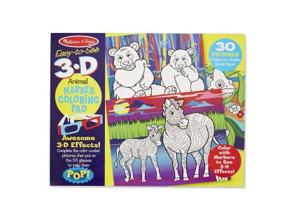 3D Omaľovánky - Zvieratká