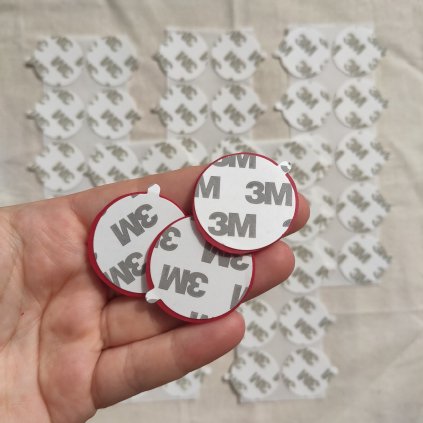 SAMOLEPKY NA PEČETĚ 30mm balení 50ks