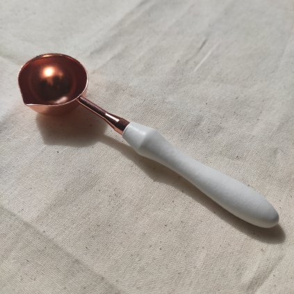 ROSEGOLD & BÍLÁ PEČETNÍ LŽÍCE