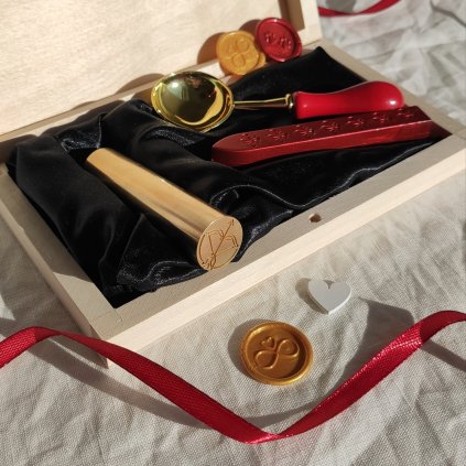 Valentýnská sada s pečetidlem Double Mini