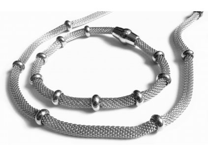 souprava - náhrdelník a náramek - chirurgická ocel - dámský