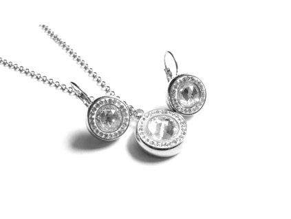 souprava - náhrdelník a náušnice - chirurgická ocel