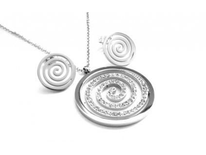 souprava - náhrdelník a náušnice - chirurgická ocel