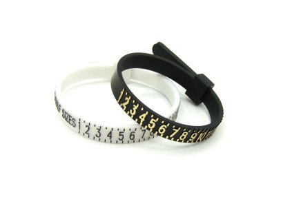 měřící proužek na prsteny