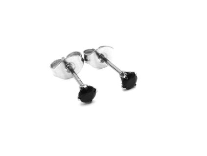 dámské pánské náušnice černé bílé modré z chirurgické oceli náušnice pecky chirurgická ocel