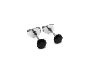 dámské pánské náušnice černé bílé modré z chirurgické oceli náušnice pecky chirurgická ocel