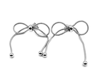 náhrdelník náramek náušnice mašle mašlička z chirurgické oceli náhrdelník mašle chirurgická ocel