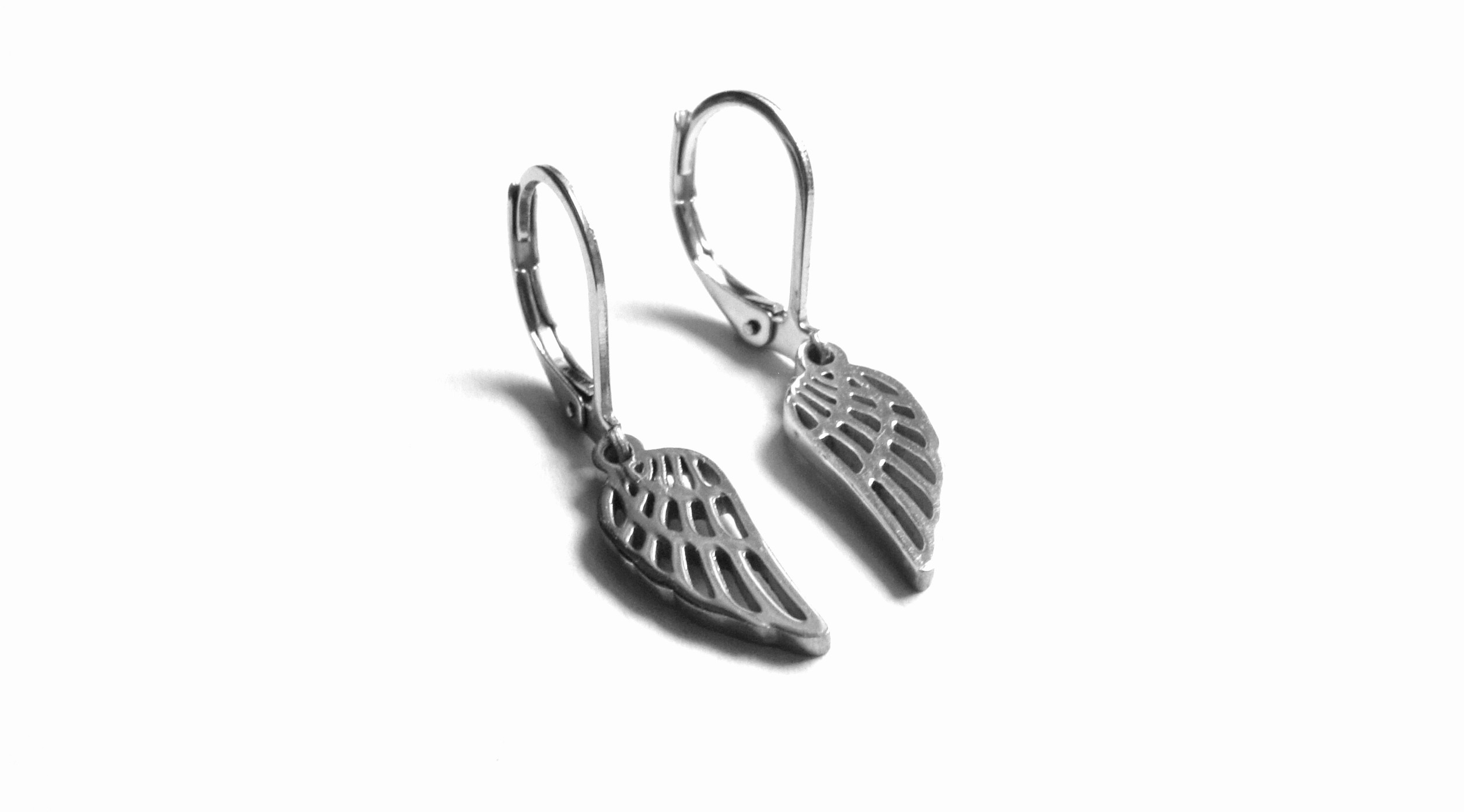 Steel Jewelry Náušnice andělská křídla z chirurgické oceli NS140127