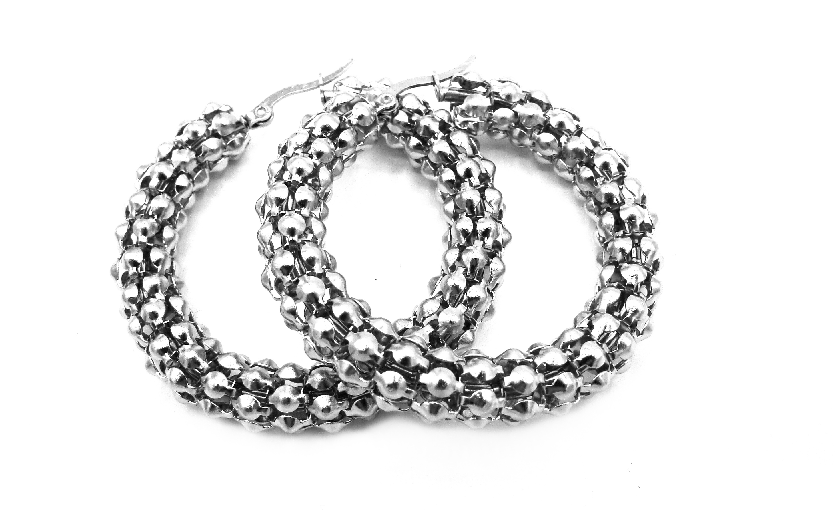 Steel Jewelry Náušnice kruhy z chirurgické oceli NS140917