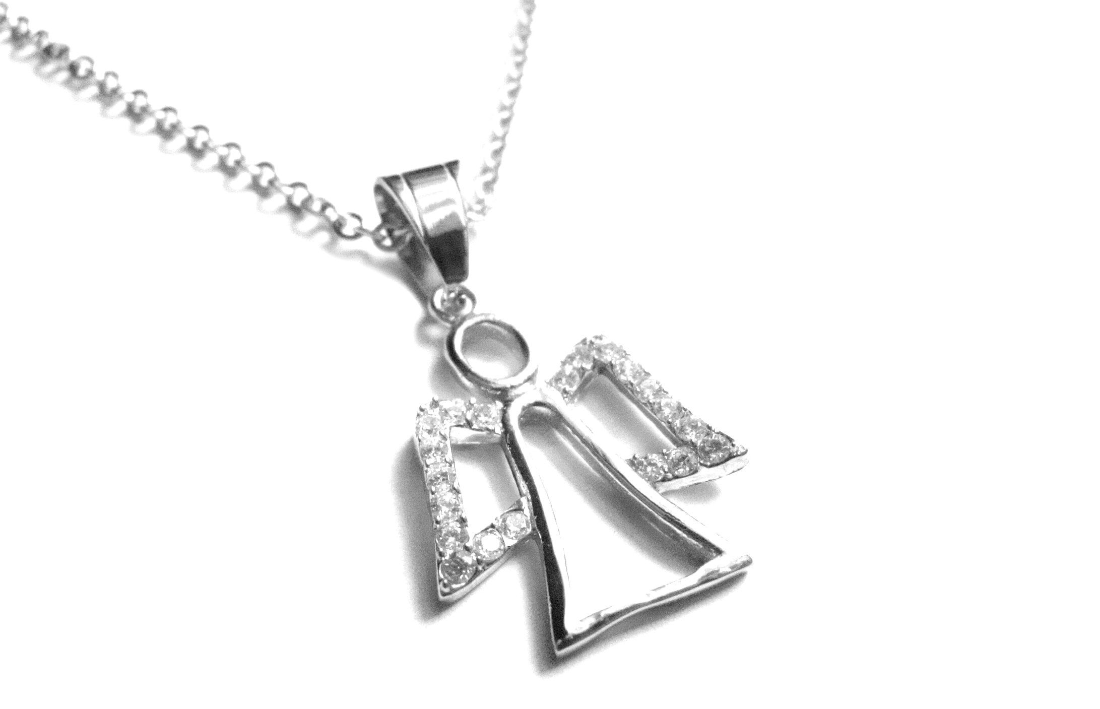 Levně Steel Jewelry Náhrdelník anděl z chirurgické oceli NH080364