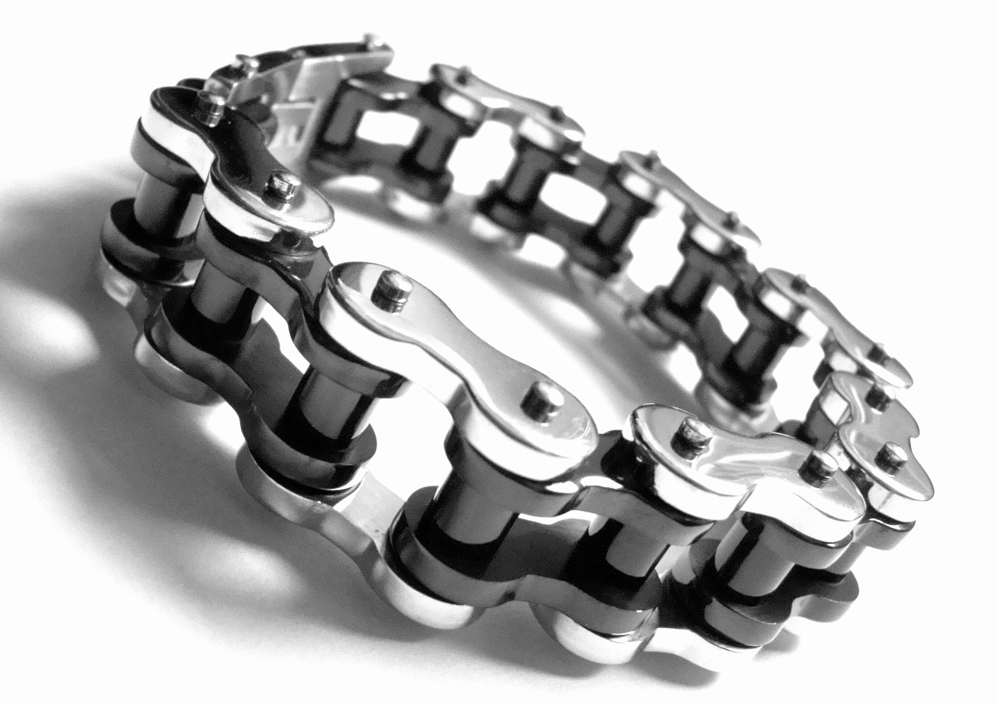 Steel Jewelry Náramek etra masivní motorkářský z chirurgické oceli NR090199