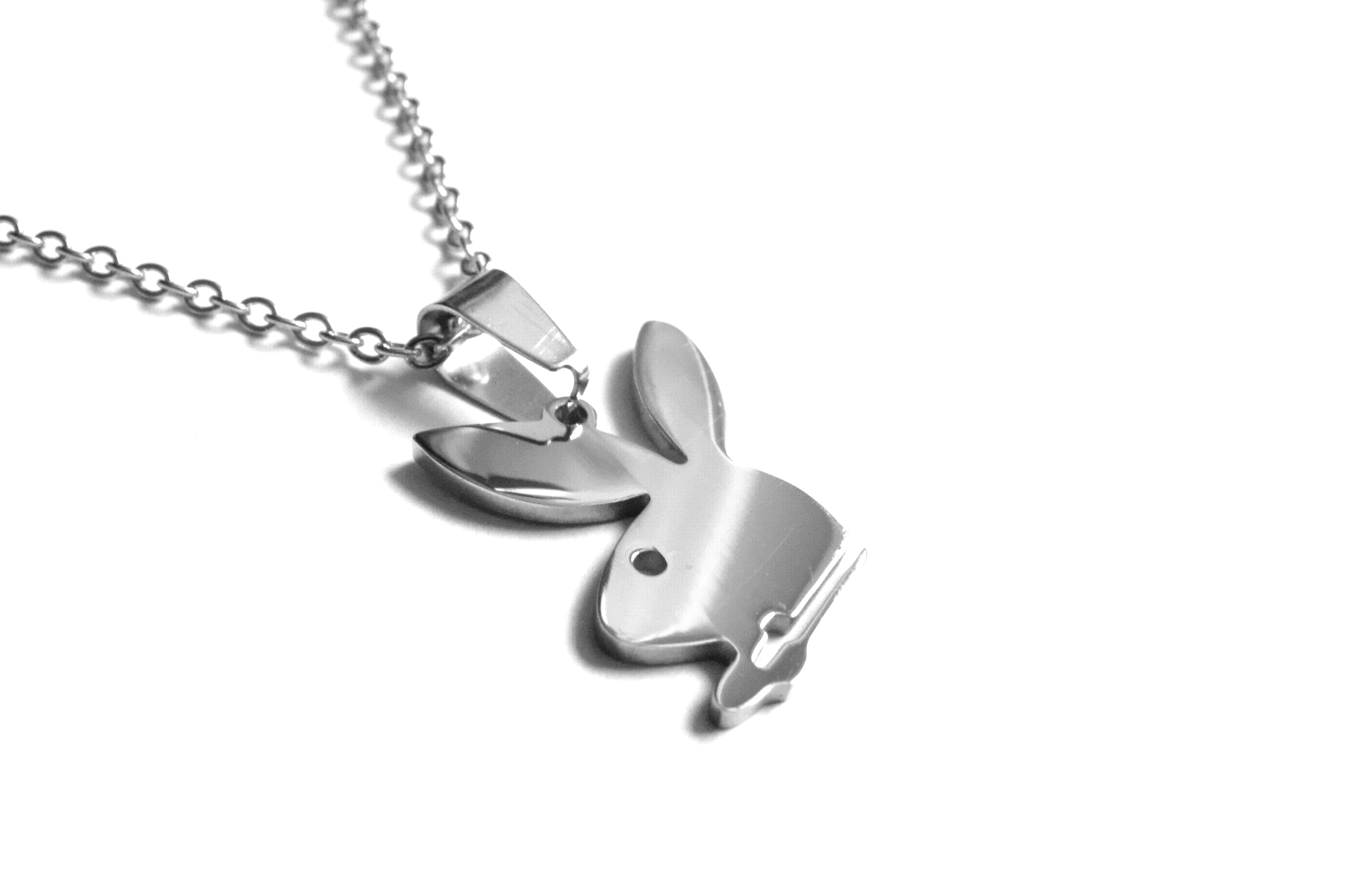 Steel Jewelry Náhrdelník Playboy z chirurgické oceli NH140925