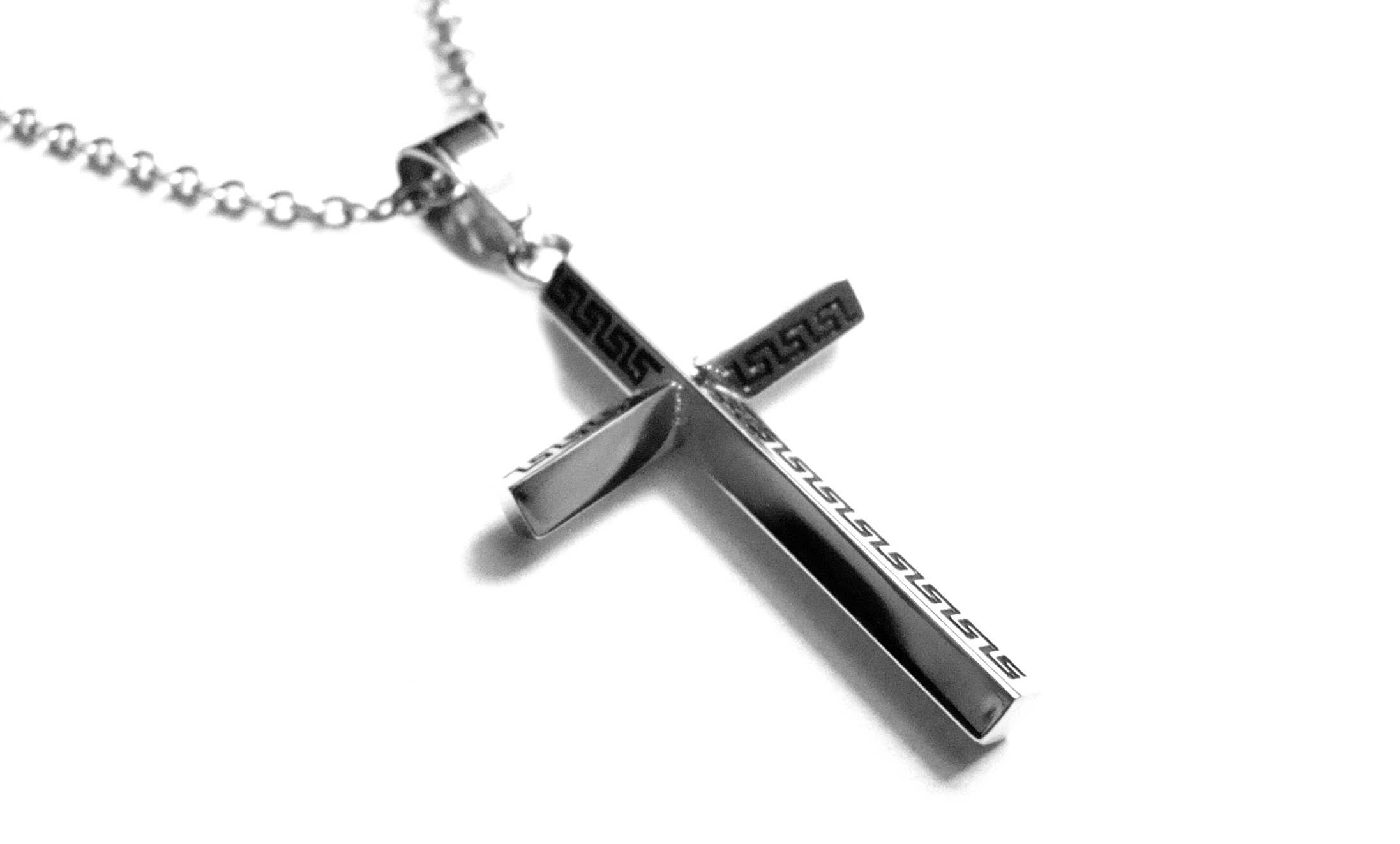 Levně Steel Jewelry Náhrdelník kříž z chirurgické ocel NH171042