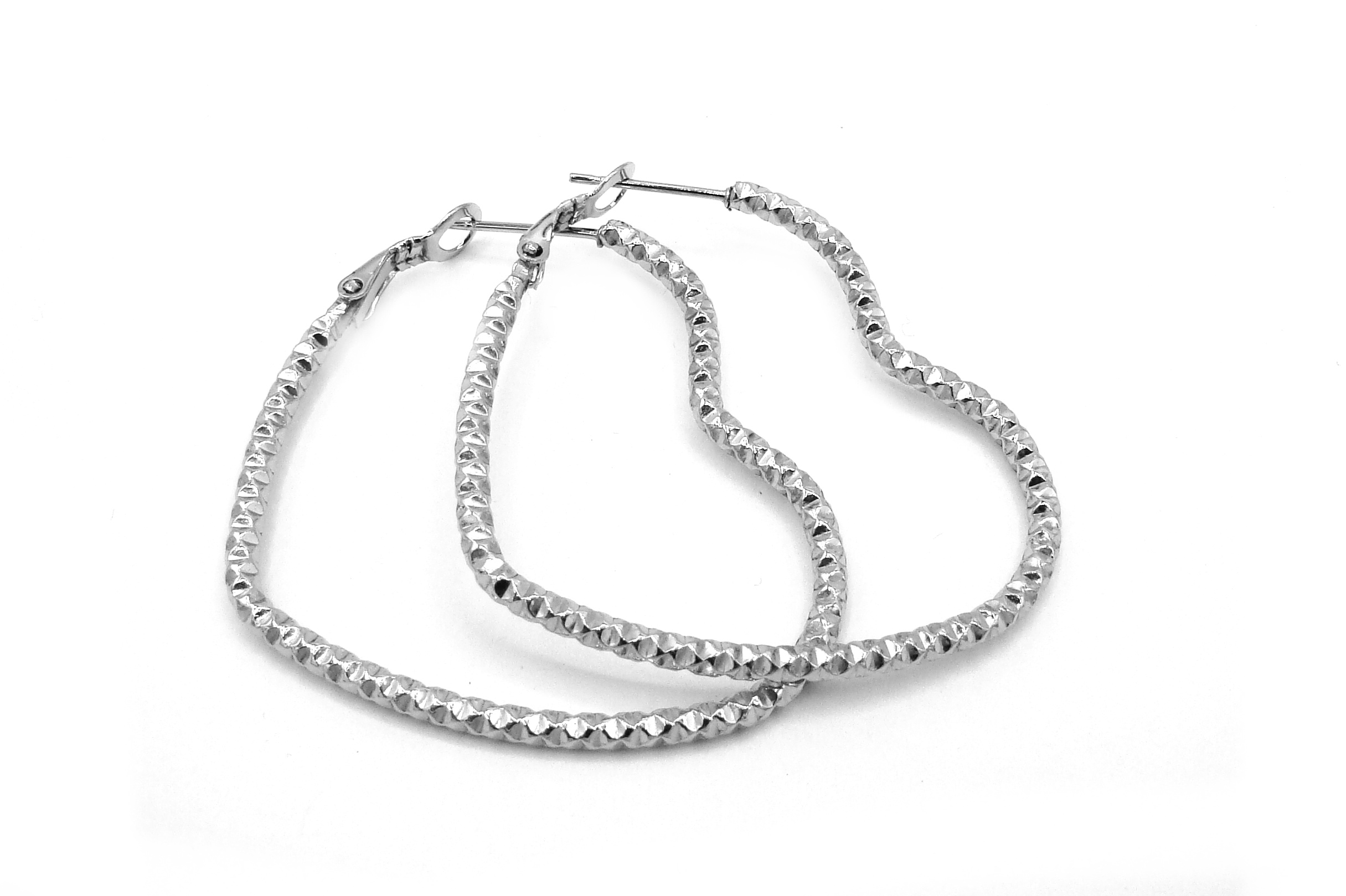 Steel Jewelry Náušnice srdce z chirurgické oceli NS141105