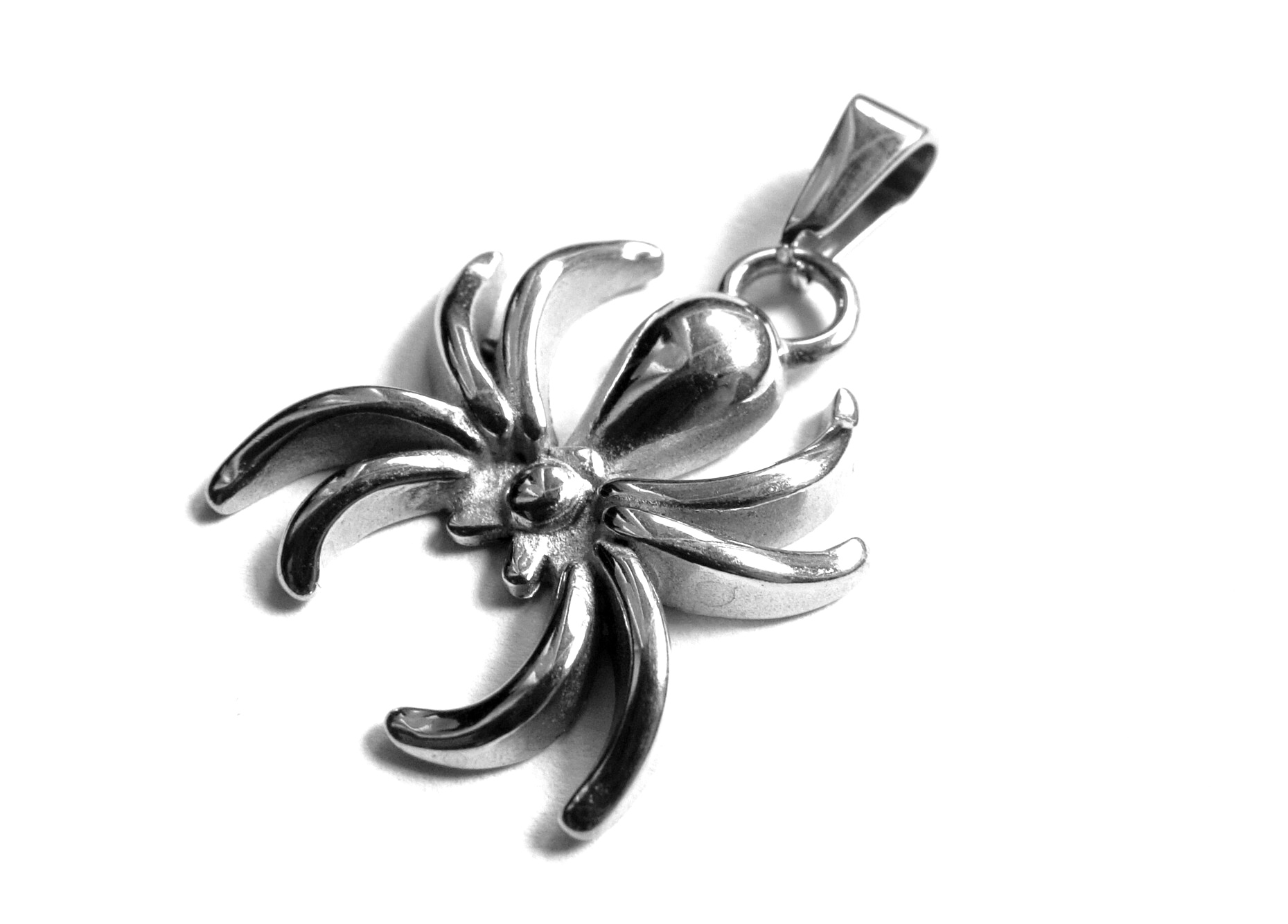 Levně Steel Jewelry Přívěsek pavouk z chirurgické oceli PR160318