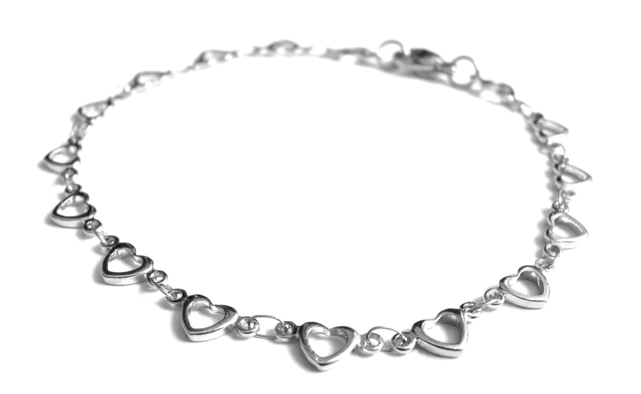 Steel Jewelry Náramek srdičkový z chirurgické oceli NR180122