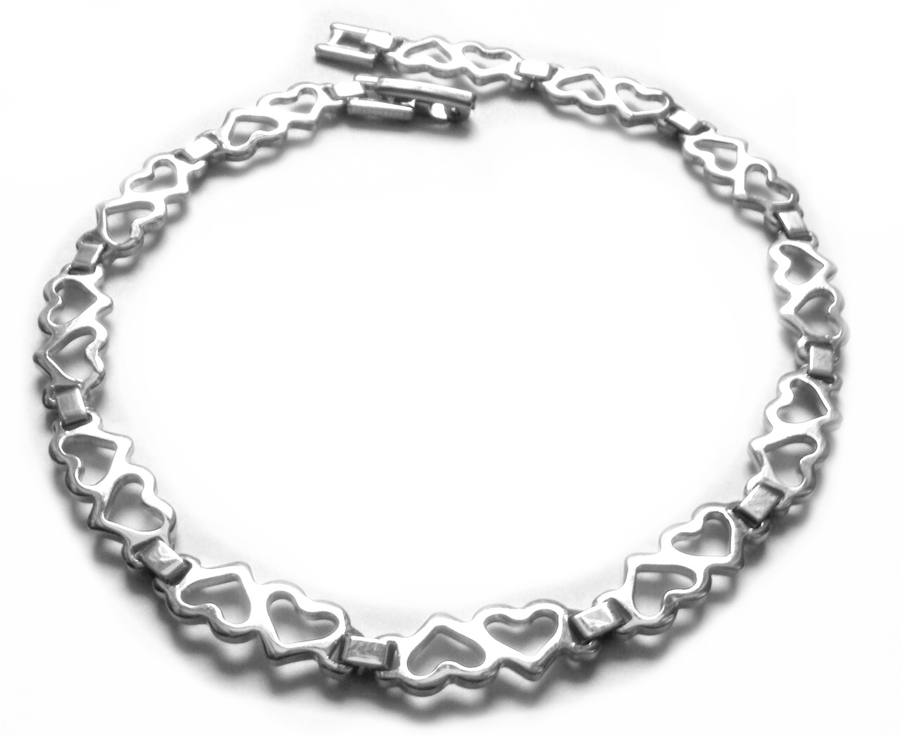 Steel Jewelry Náramek srdíčka z chirurgické oceli NR140902