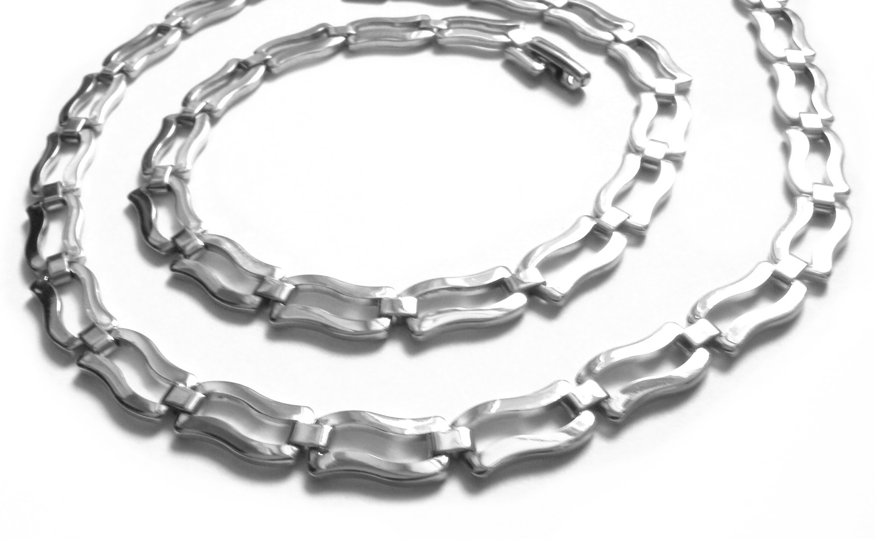 Steel Jewelry Set řetízek a náramek jemný z chirurgické oceli SET140905
