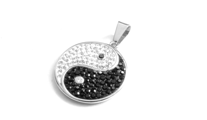 Steel Jewelry Přívěsek jing jang z chirurgické oceli PR121141