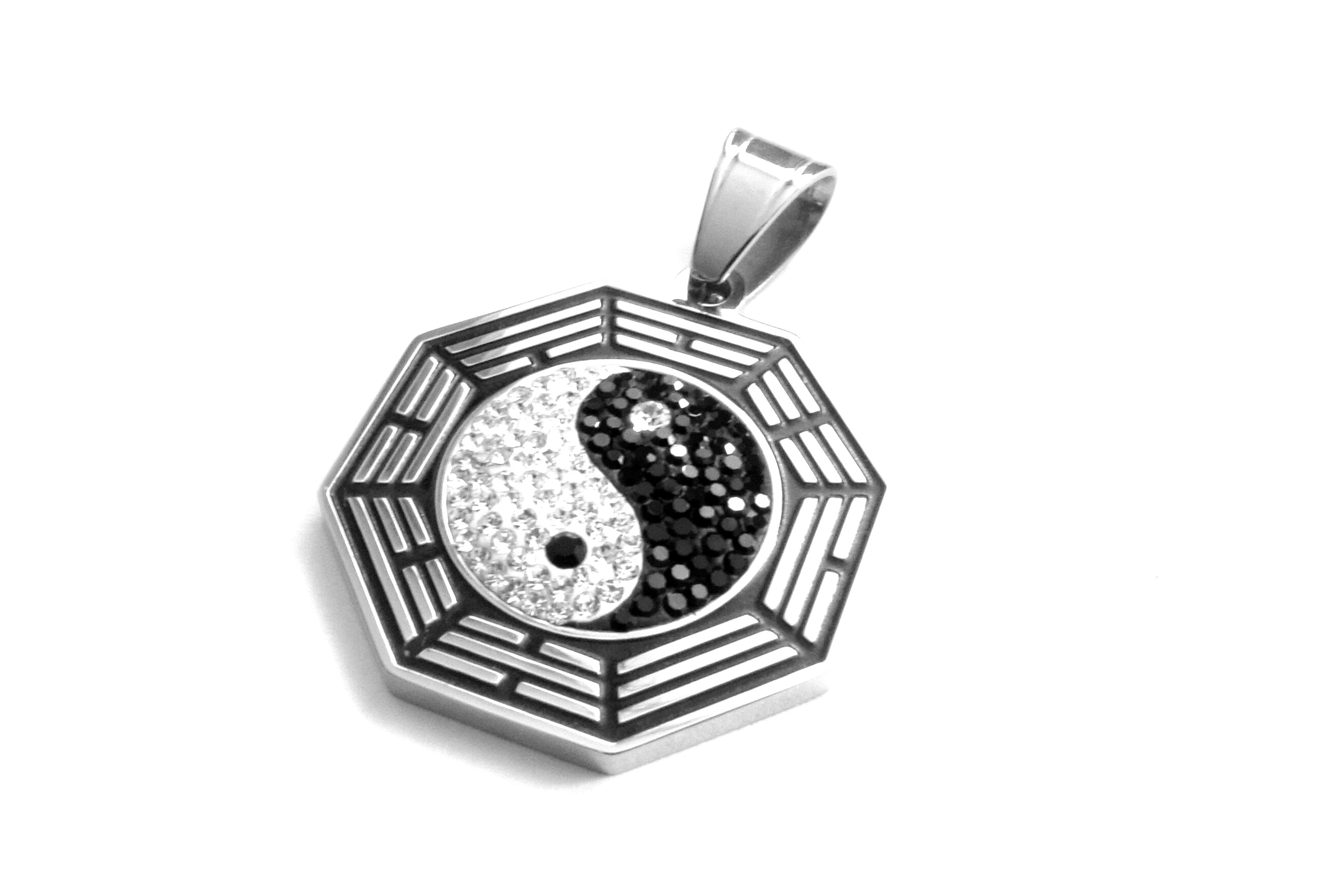 Steel Jewelry Přívěsek jing jang z chirurgické oceli PR140929