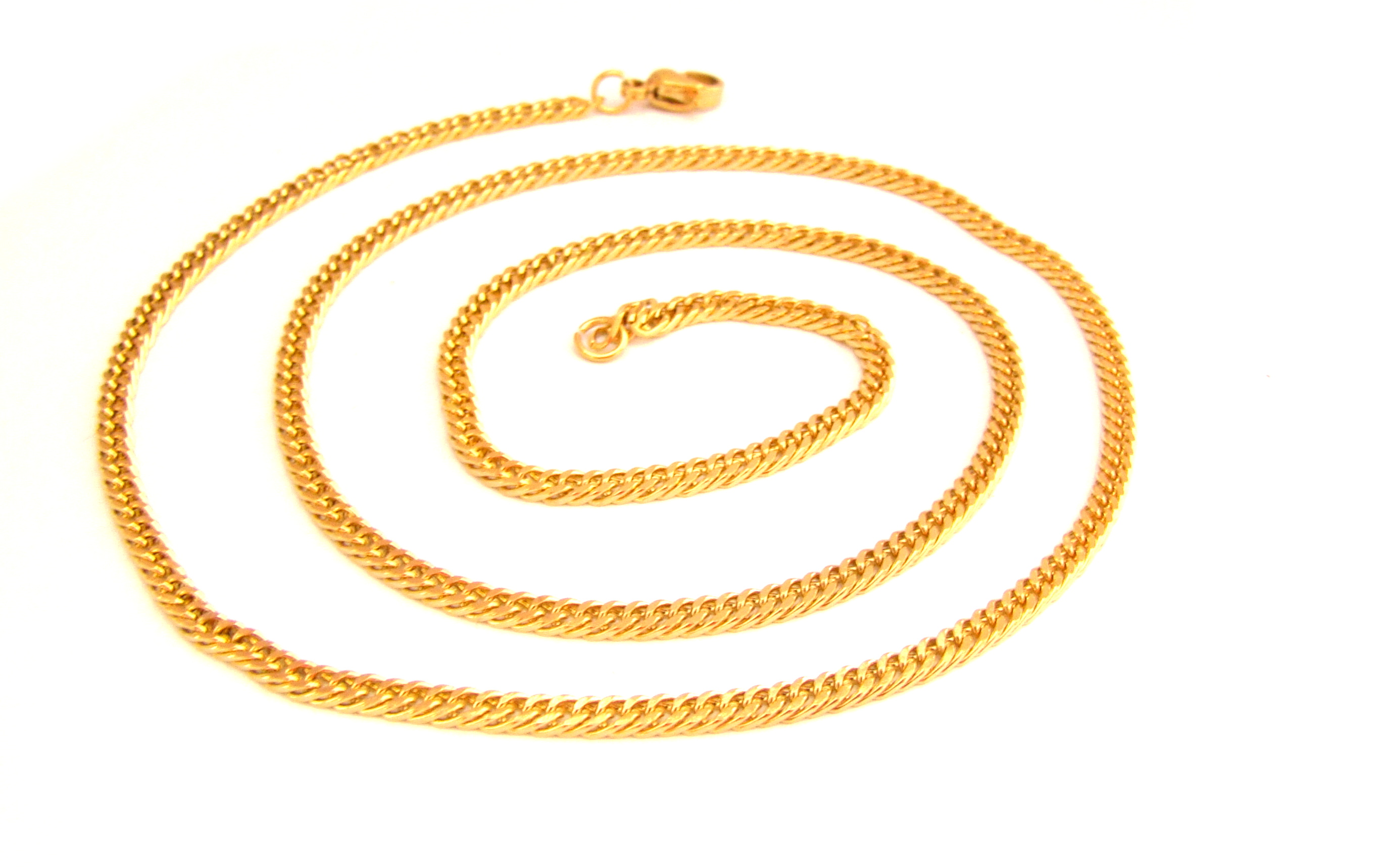 Steel Jewelry Řetízek pozlacený z chirurgické oceli NH150132