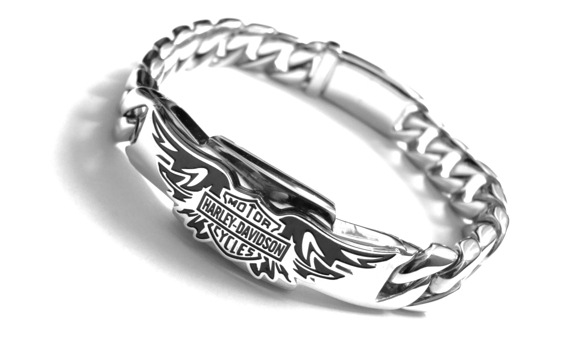 Steel Jewelry Náramek masivní motorkářský z chirurgické oceli NR090485