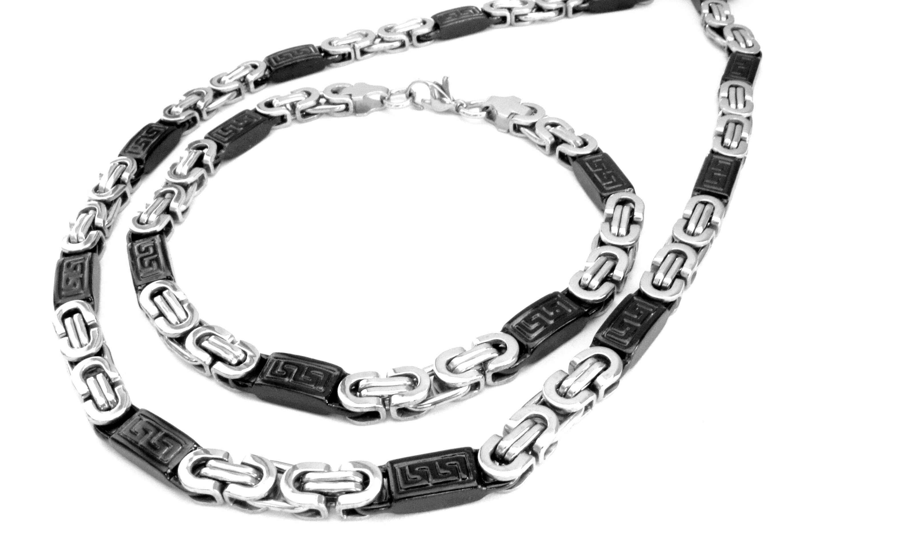 Steel Jewelry Set řetízek a náramek z chirurgické oceli SET081202