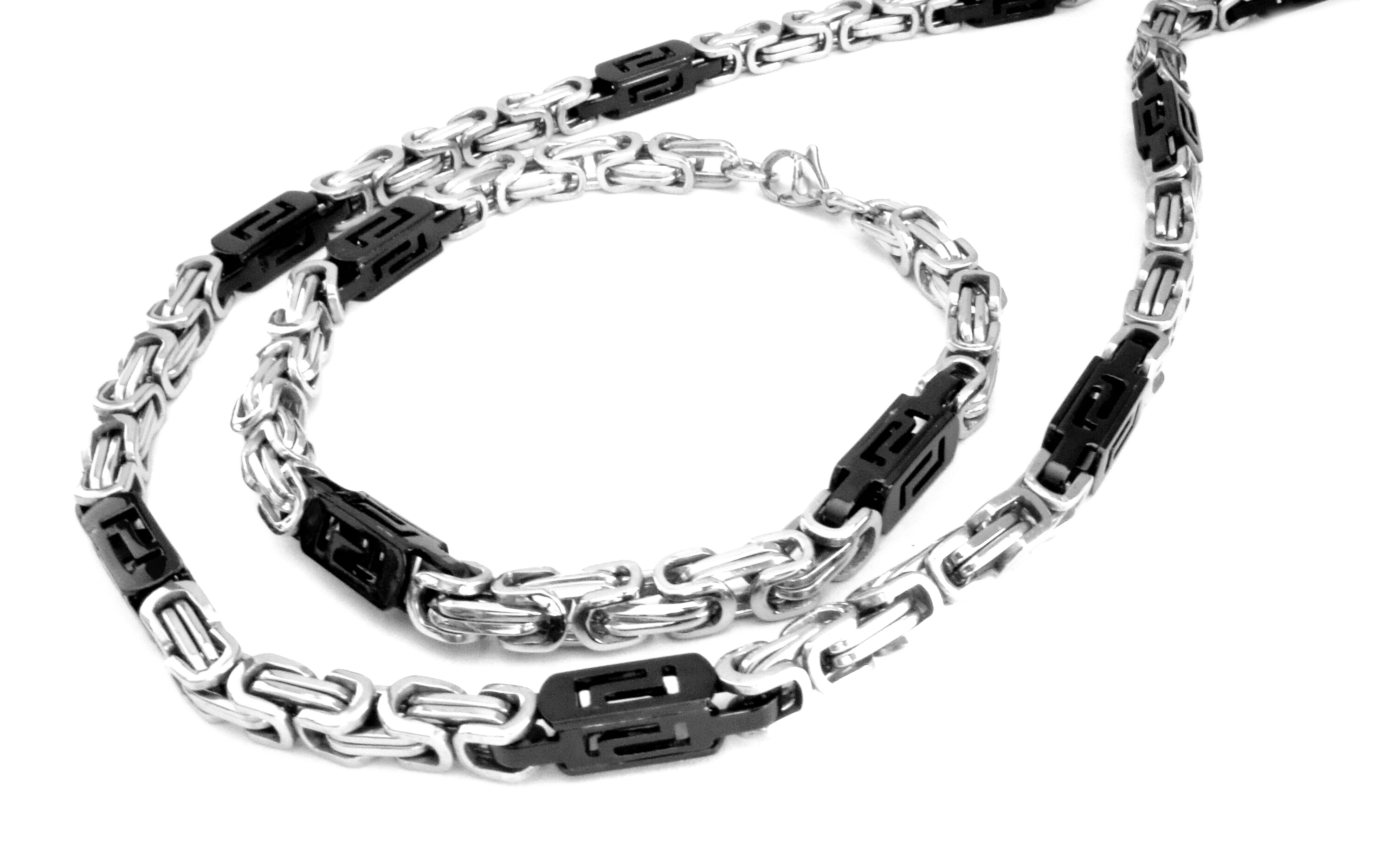 Steel Jewelry Set řetízek a náramek z chirurgické oceli SET140309