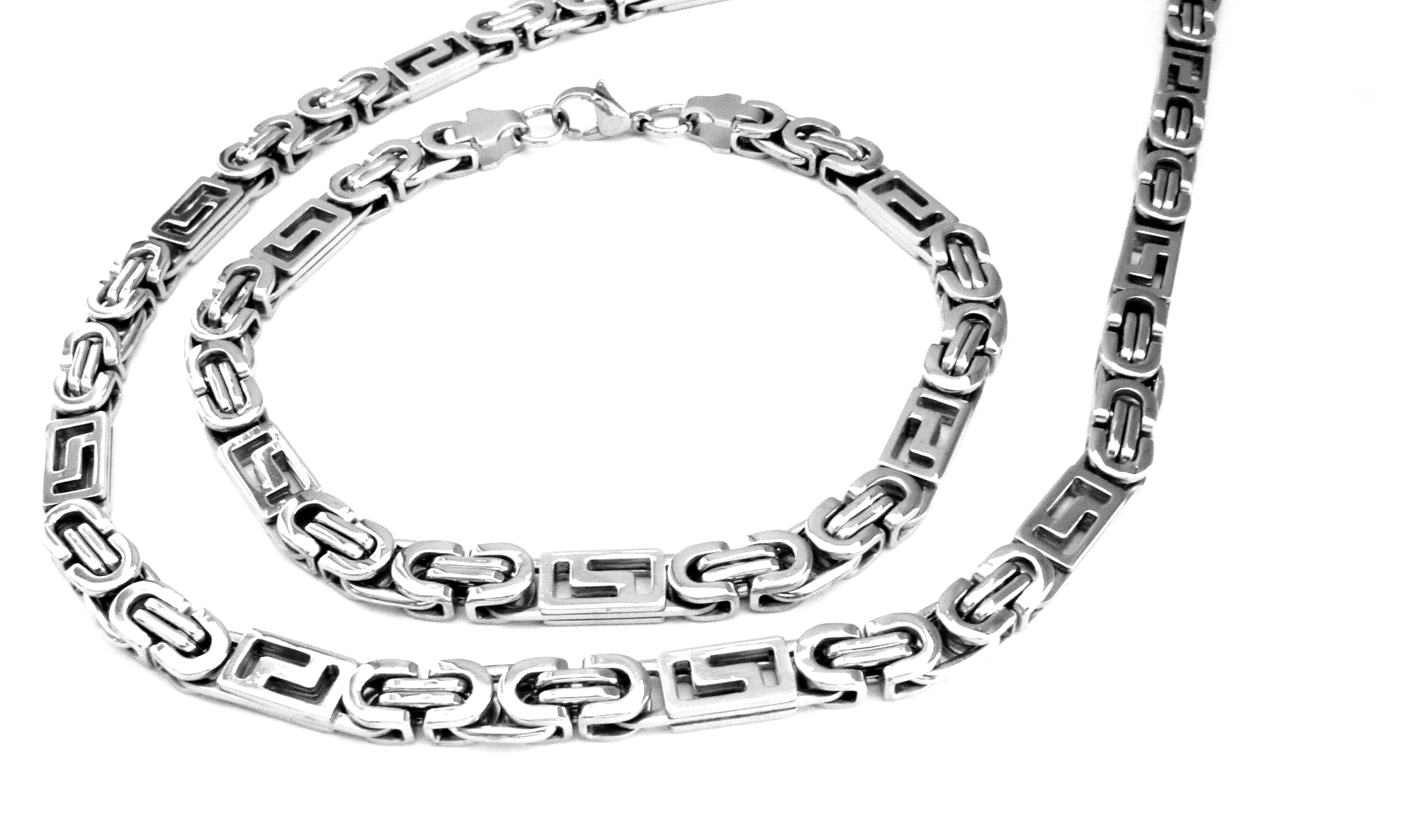 Steel Jewelry Set řetízek a náramek z chirurgické oceli SET090232