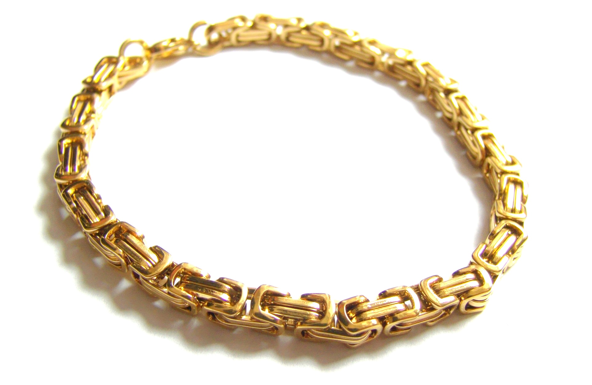 Steel Jewelry Náramek pozlacený z chirurgické oceli NR130203