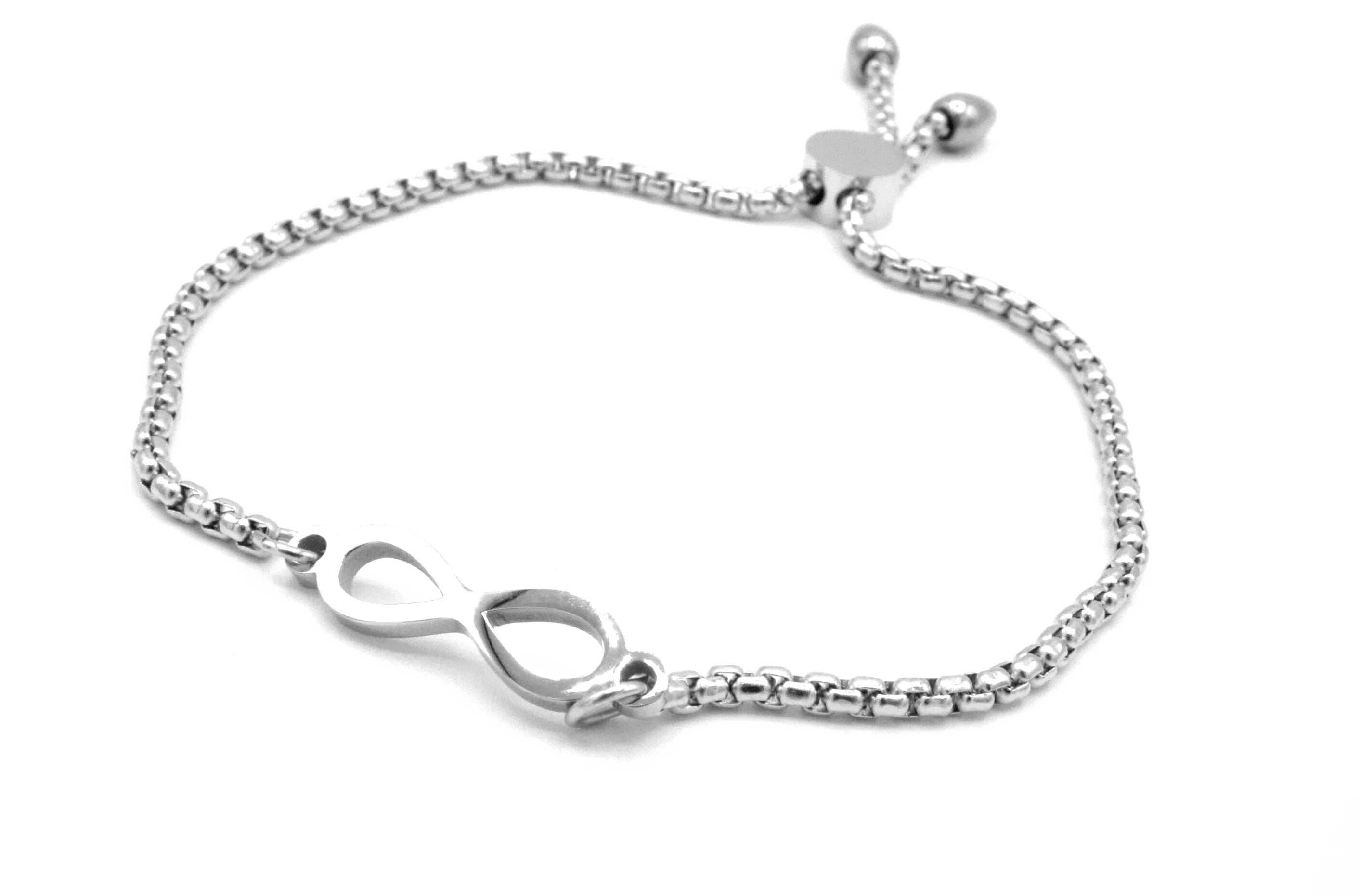 Steel Jewelry Náramek nekonečno z chirurgické oceli NR090479