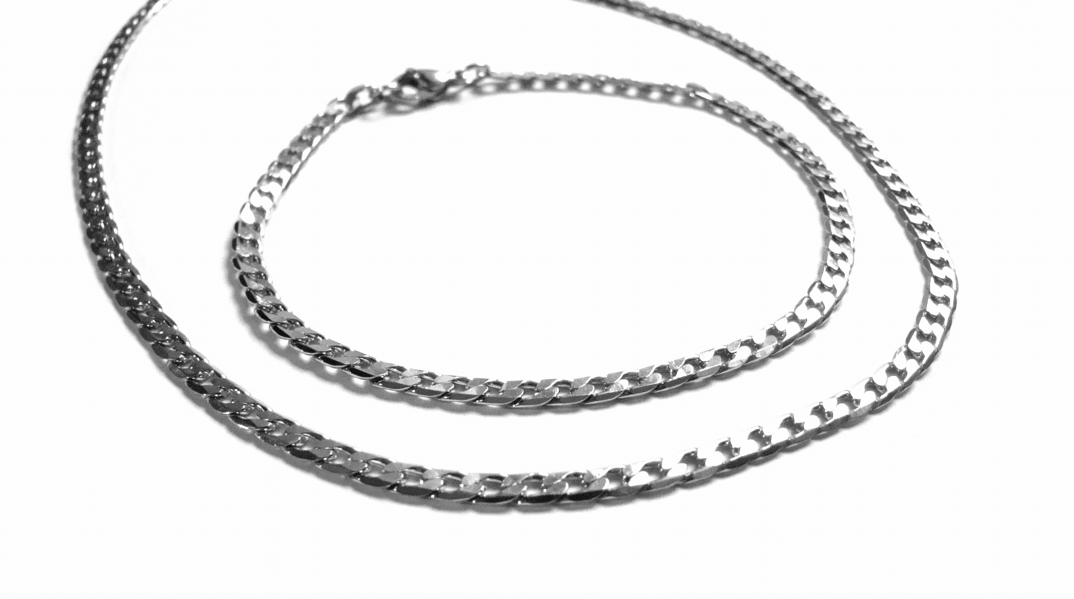 Steel Jewelry Set řetízek a náramek jemný z chiurgické oceli SET160120