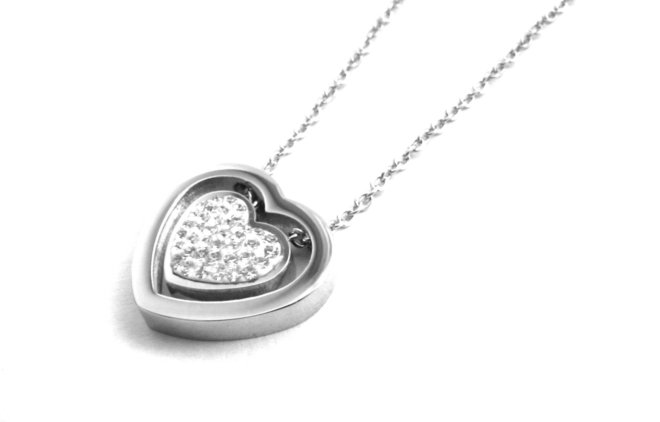 Levně Steel Jewelry Náhrdelník srdce z chirurgické oceli NH090421
