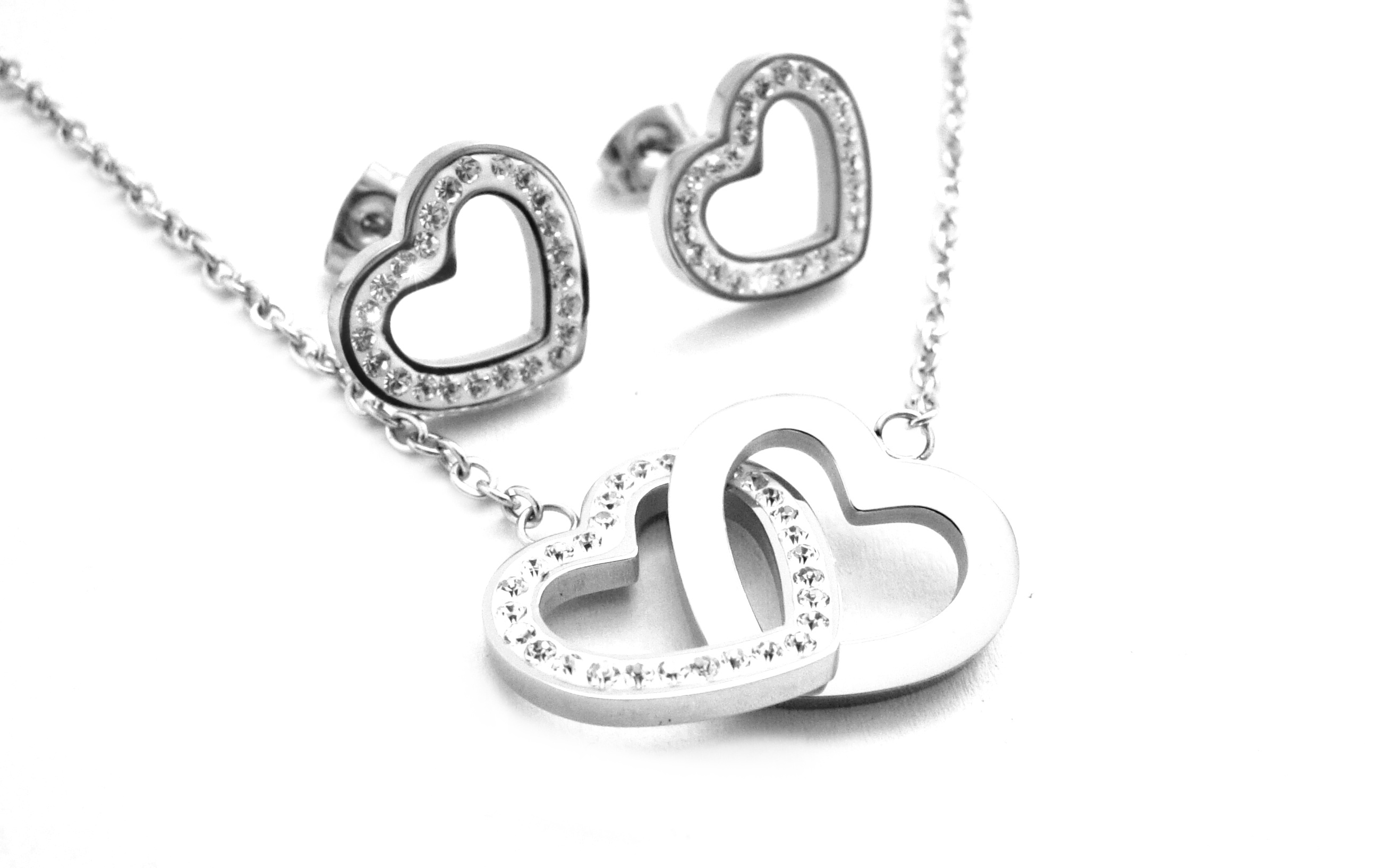 Steel Jewelry Set náhrdelník a náušnice z chirurgické oceli SET180483