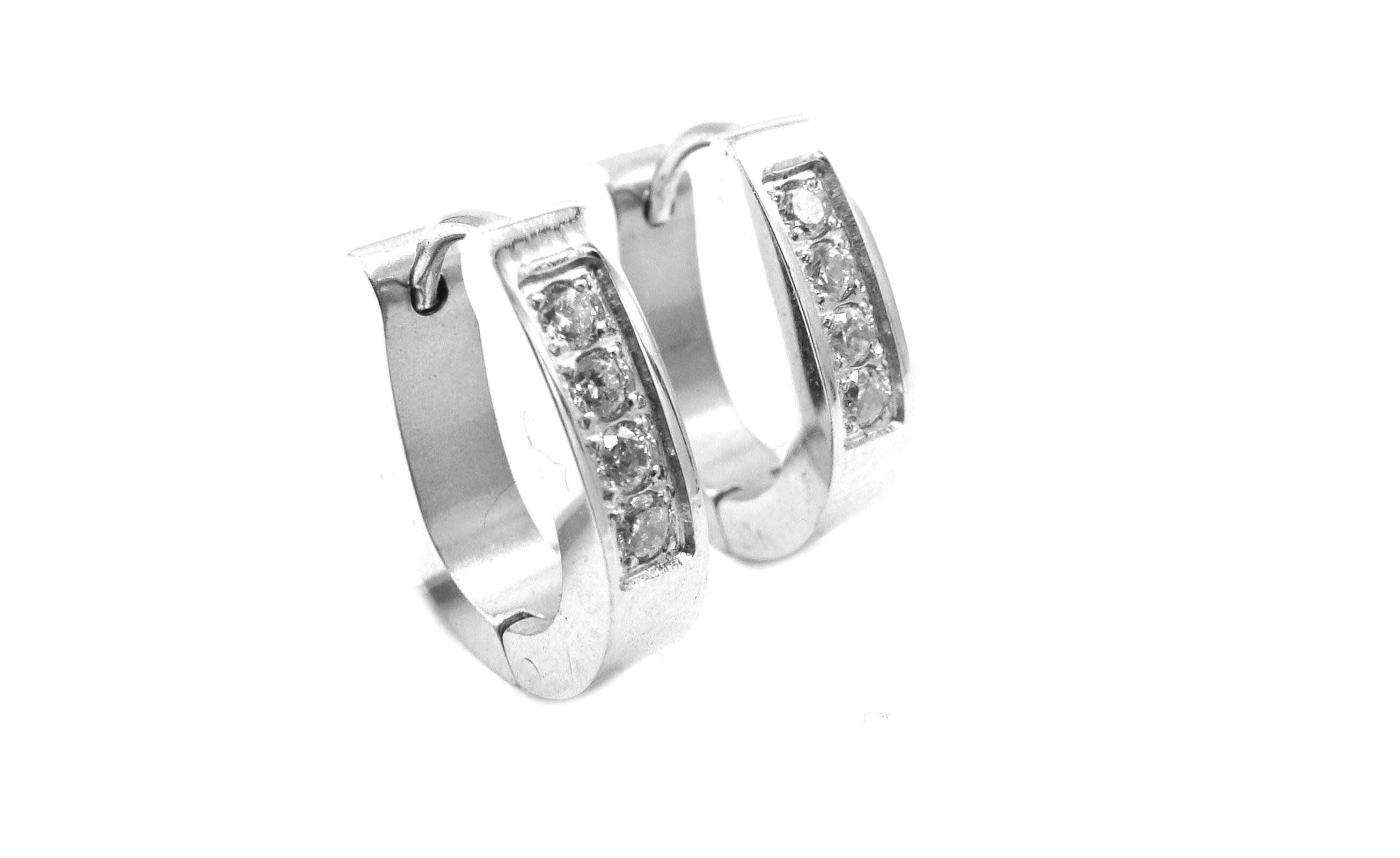 Steel Jewelry Náušnice oválky z chirurgické oceli NS080353