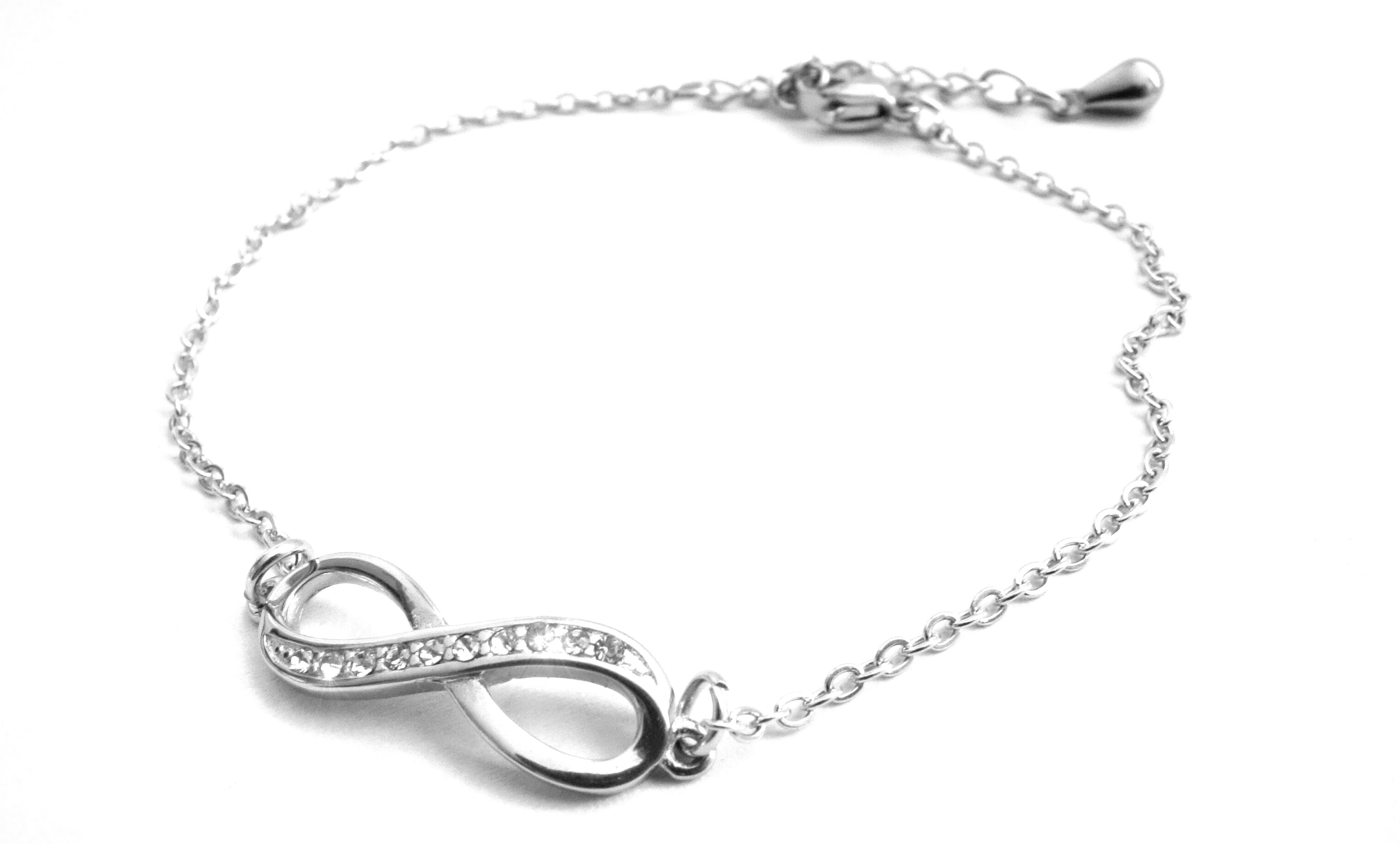 Steel Jewelry Náramek nekonečno z chirurgické oceli NR090246