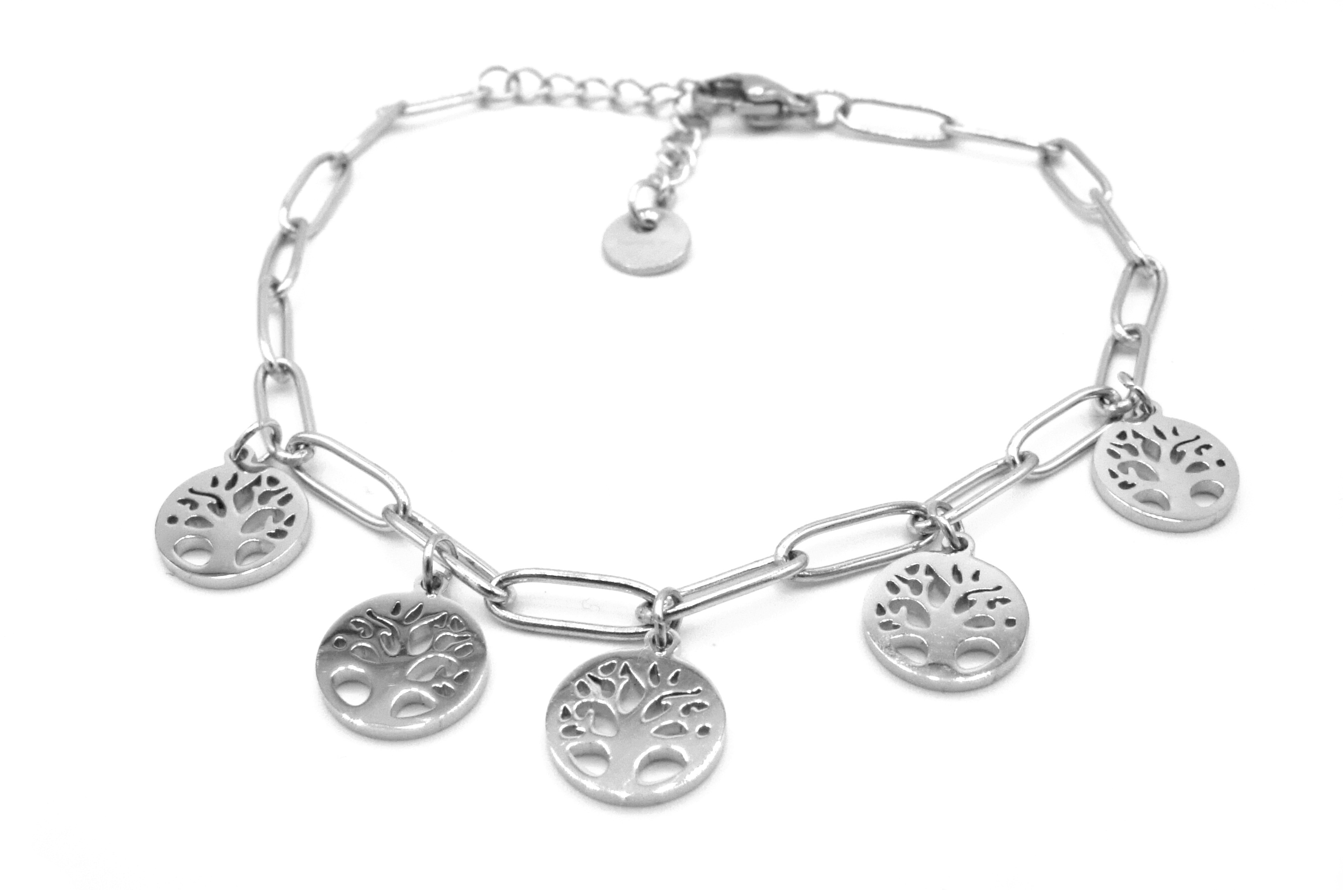 Steel Jewelry Náramek strom života z chirurgické oceli NR220119
