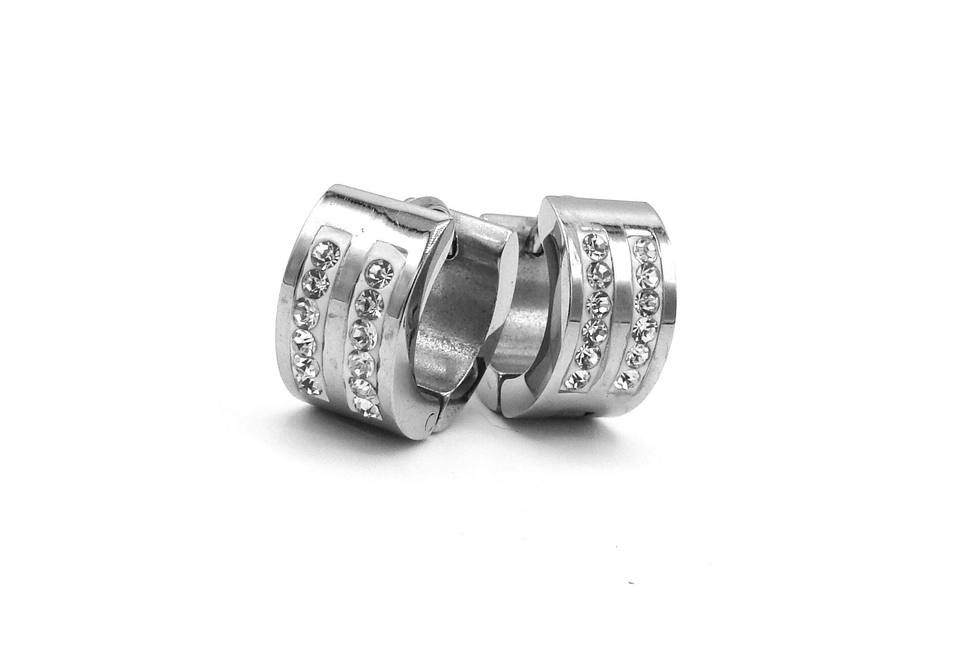 Steel Jewelry Náušnice kruhy z chirurgické oceli NS220126