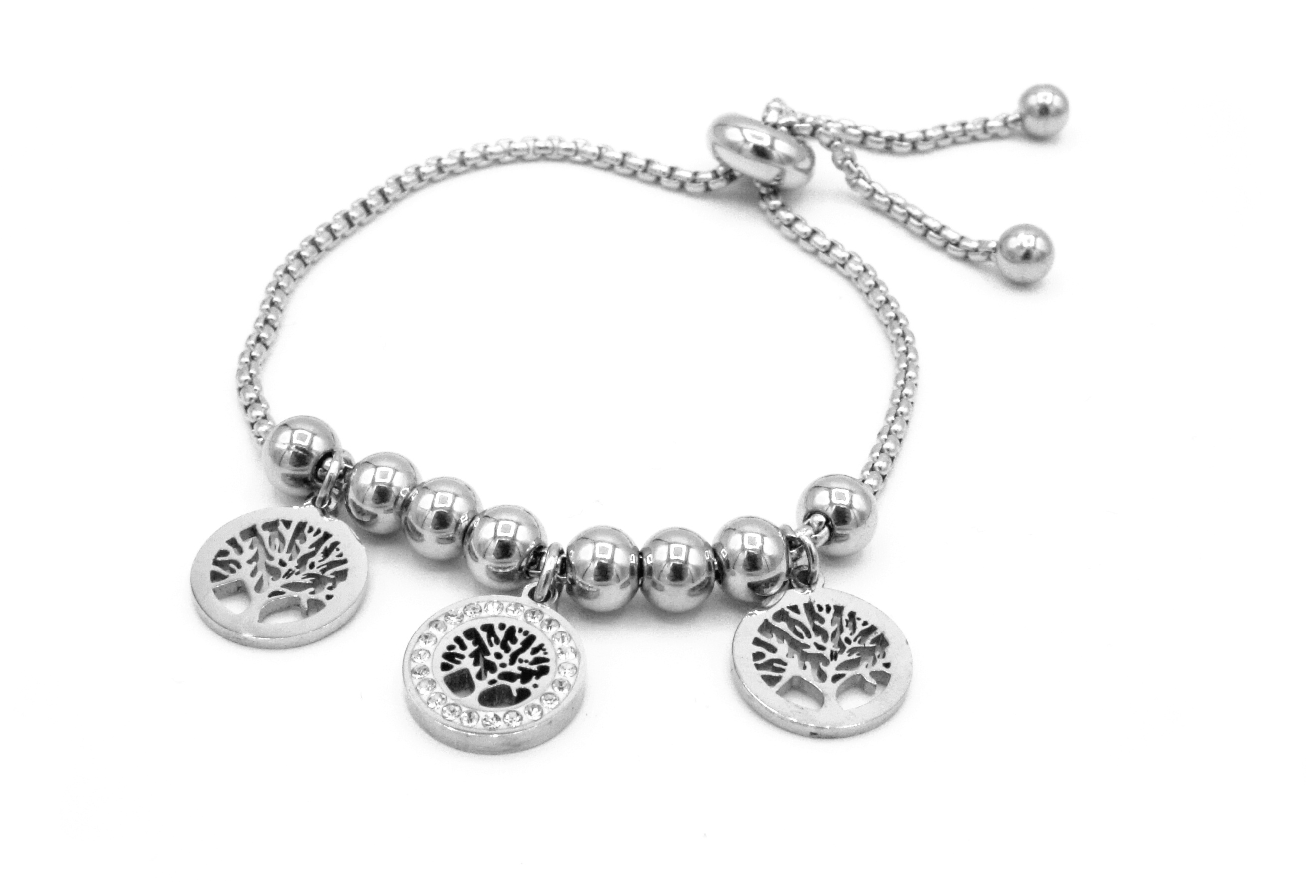 Steel Jewelry Náramek strom života z chirurgické oceli NR606022