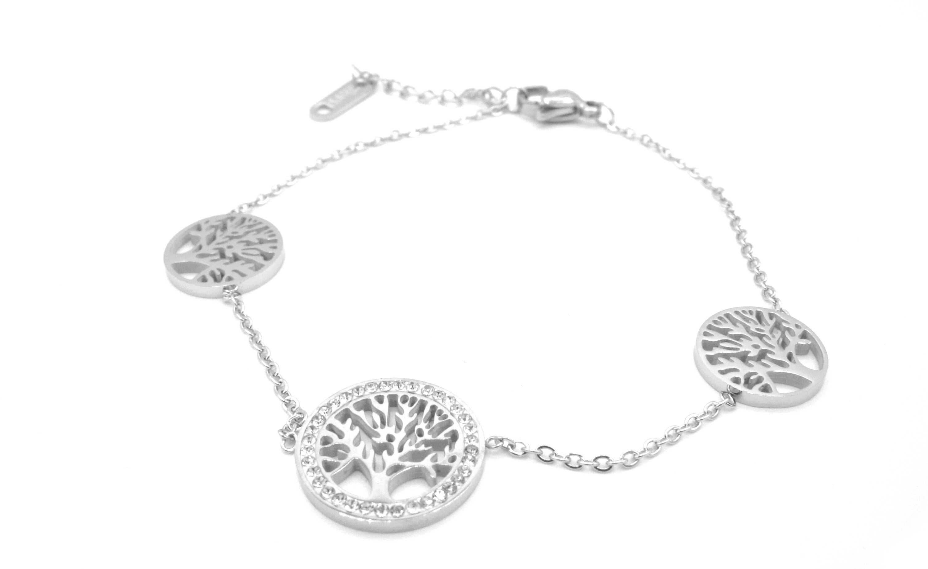 Steel Jewelry Náramek strom života z chirurgické oceli NR090280