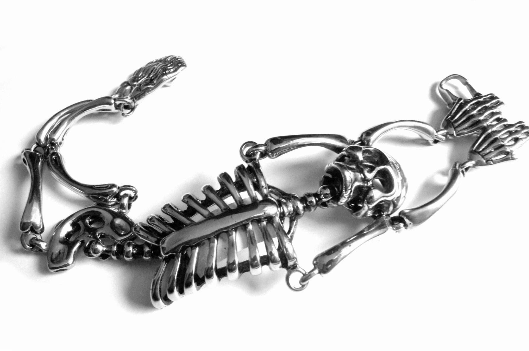 Steel Jewelry Náramek kostra z chirurgické oceli NR160102