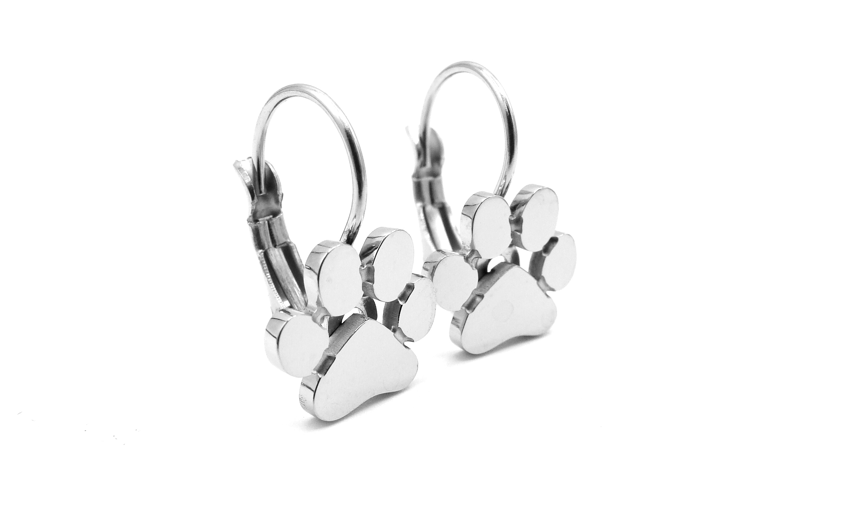 Steel Jewelry Náušnice tlapky z chirurgické oceli NS220222