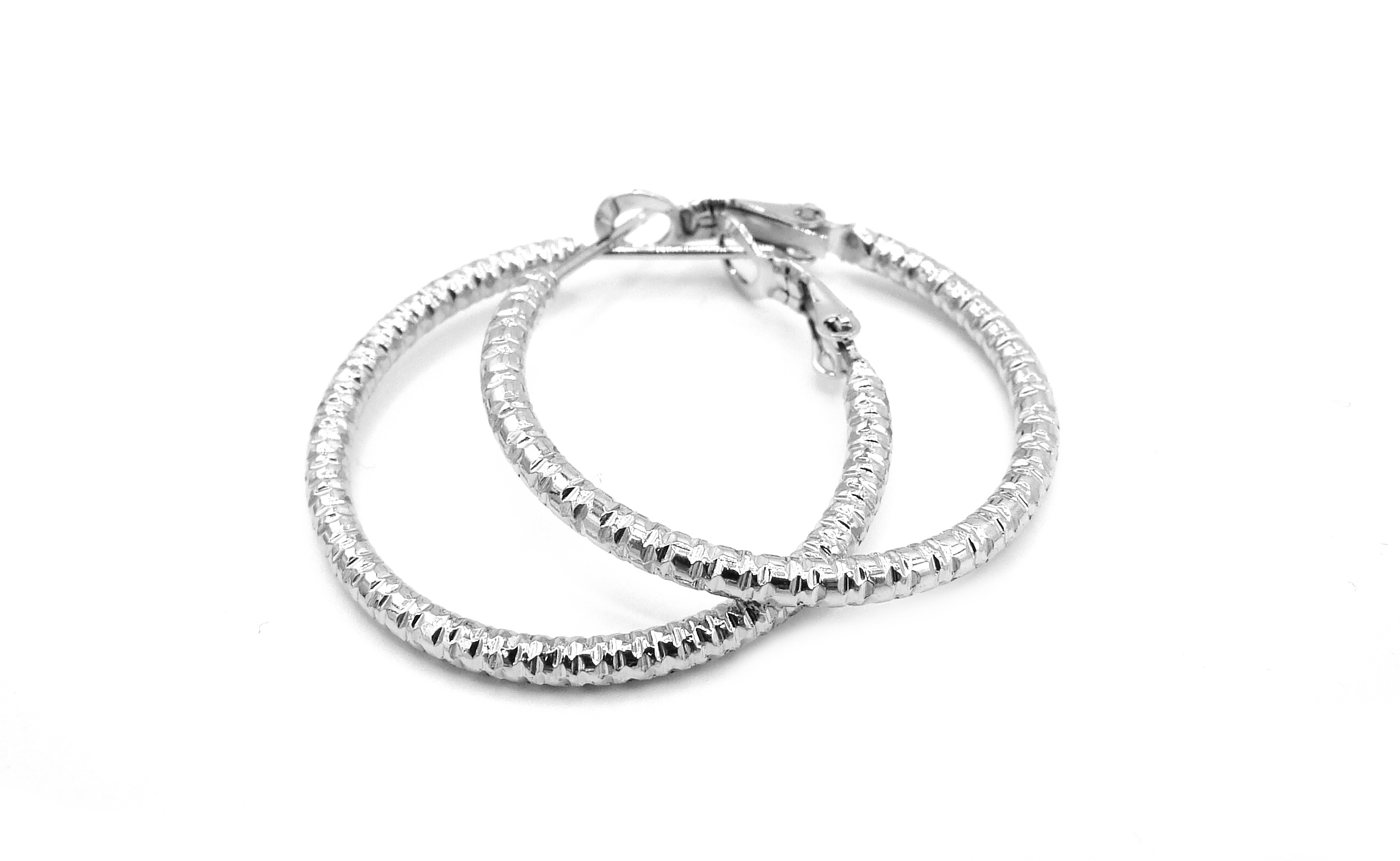 Steel Jewelry Náušnice kruhy 29 mm z chirurgické oceli NS220242