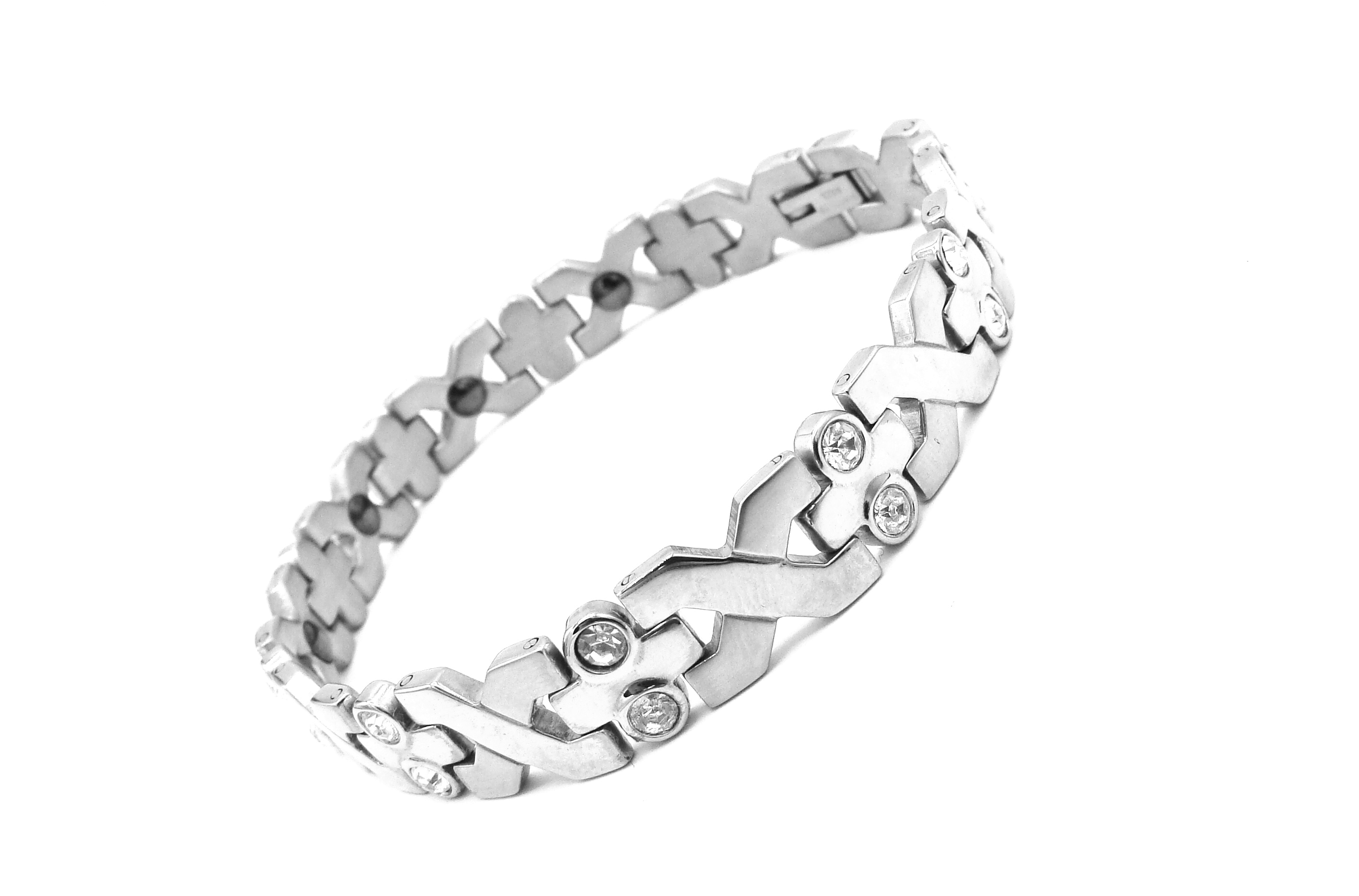 Steel Jewelry Náramek magnetický z chirurgické oceli NR230109