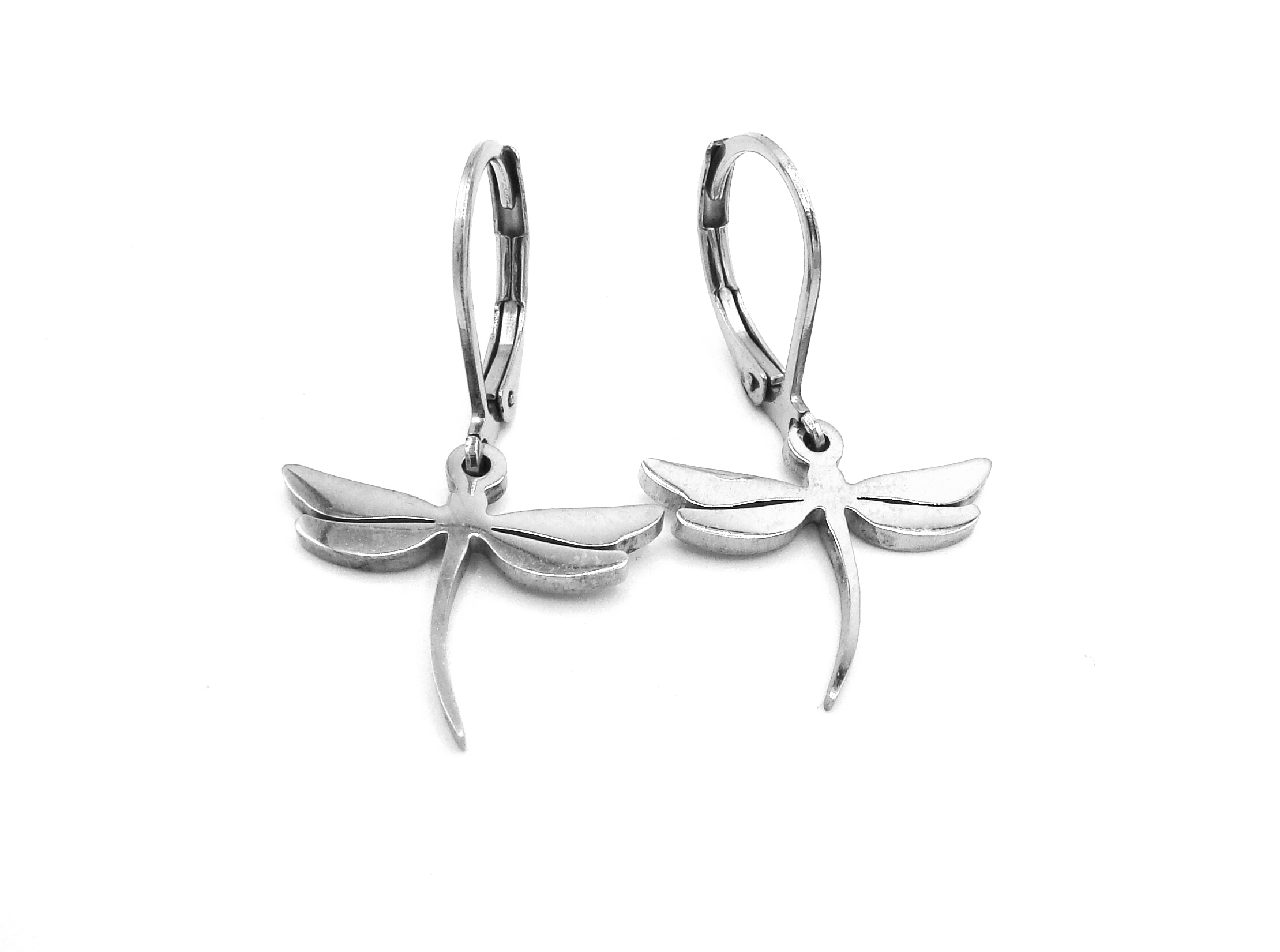 Steel Jewelry Náušnice vážky z chirurgické oceli NS230921